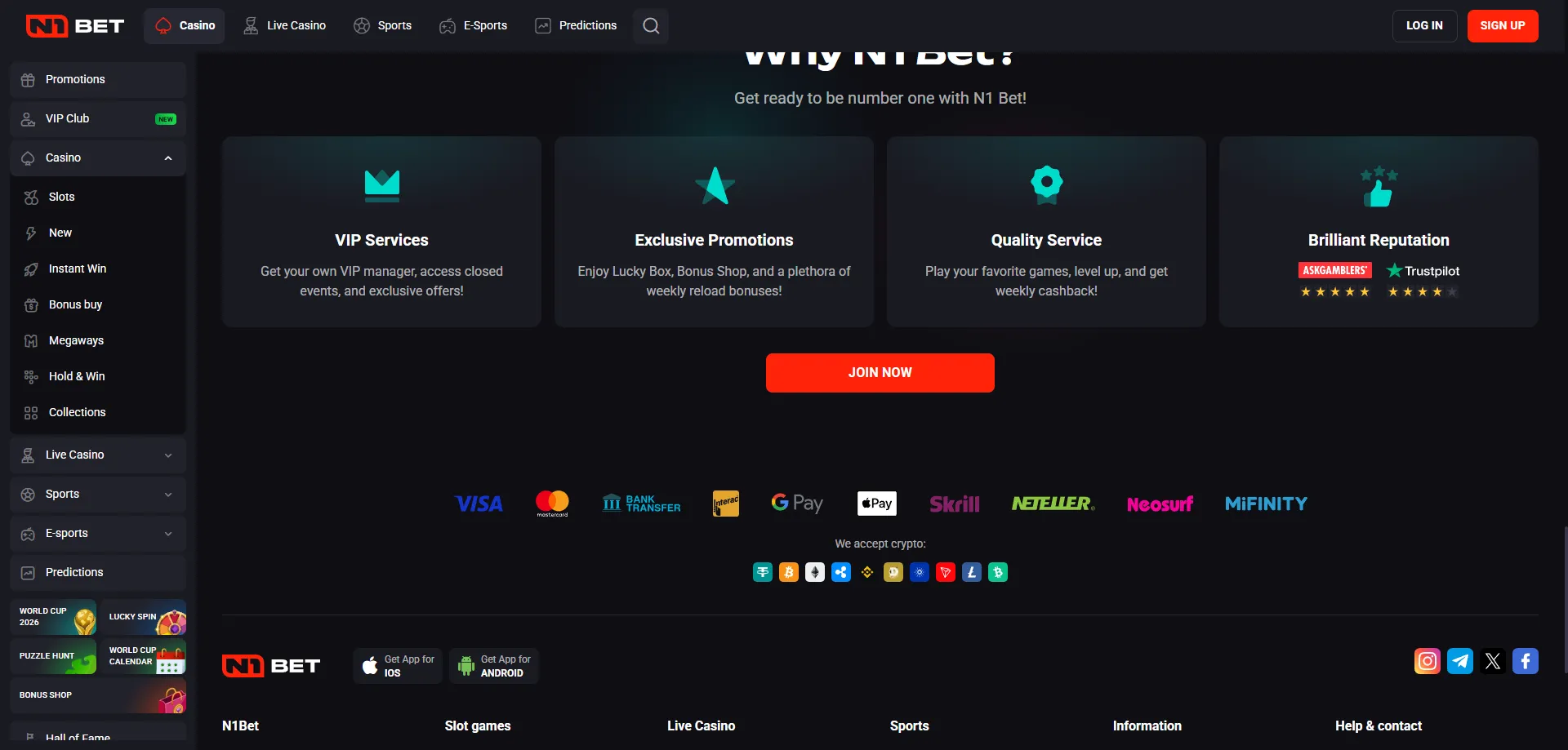 N1Bet Casino AU deposit and withdrawal methods &mdash; fast crypto and fiat payments