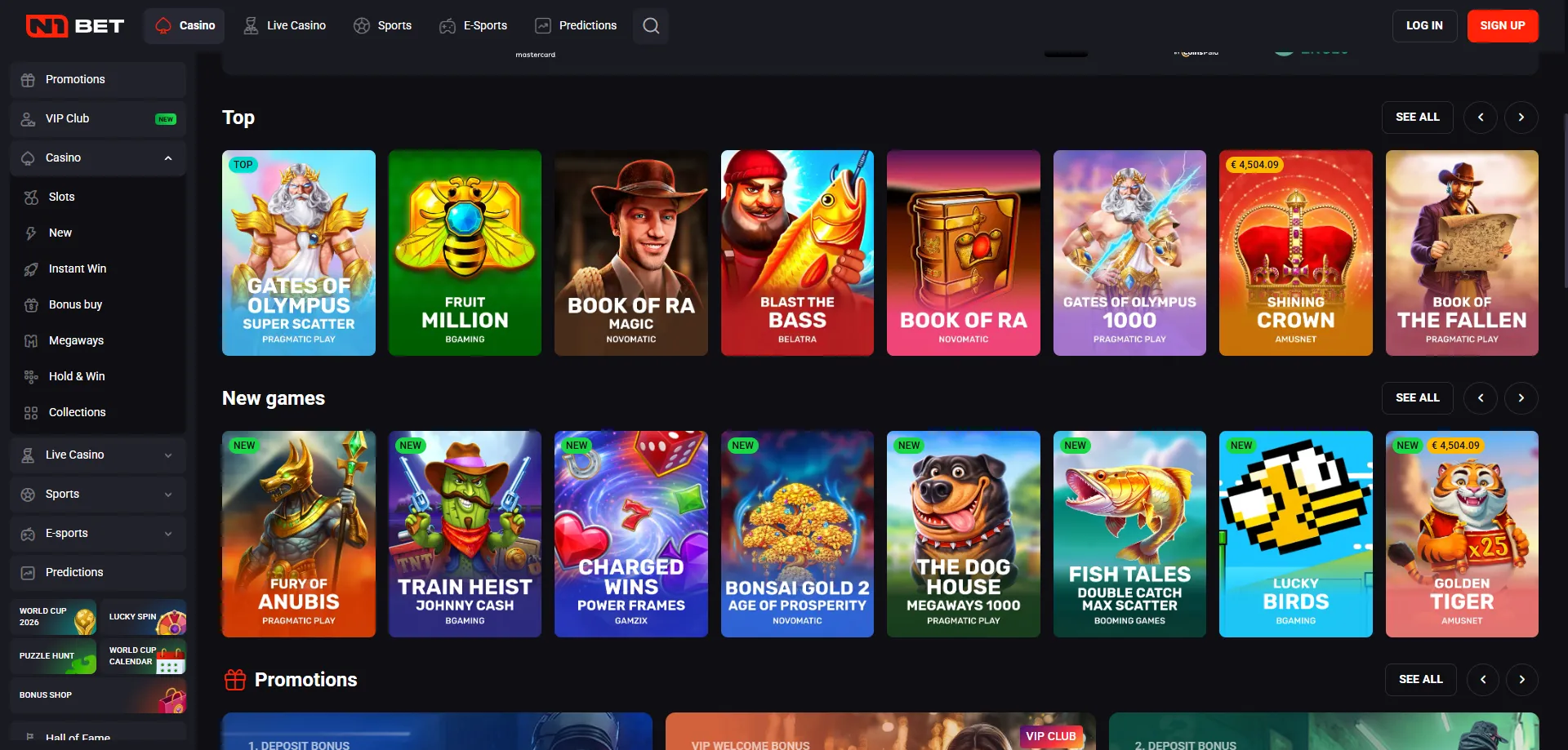 N1Bet Casino AU slot games &mdash; 5000+ titles from top software providers